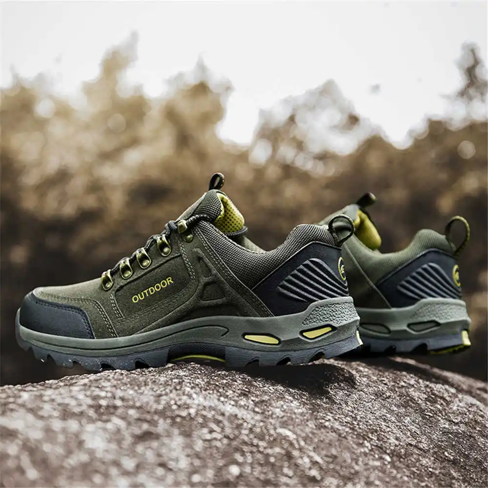 Men'S Shoes Good For Wide Feet - Non-slip Lace Up Hiking Tennis For