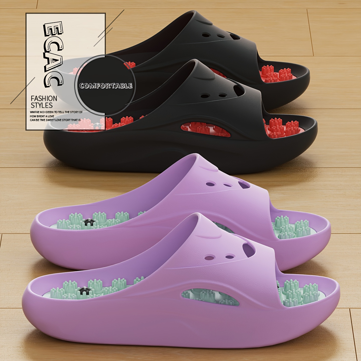 Men'S Shoes Cloud - Women Men EVA Massage Slippers Thick