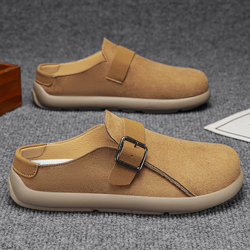 Men'S Shoes Drivers - Platform Mules for Men Closed Toe