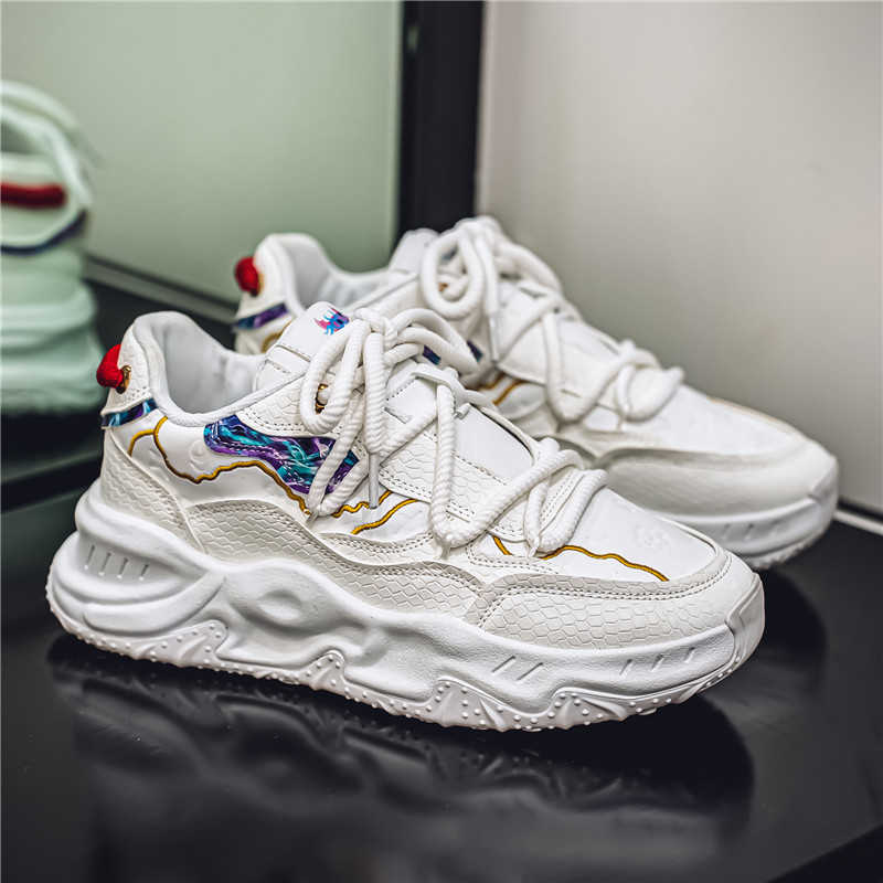 Men Shoes Running - Round Foot Key Height Basket Running