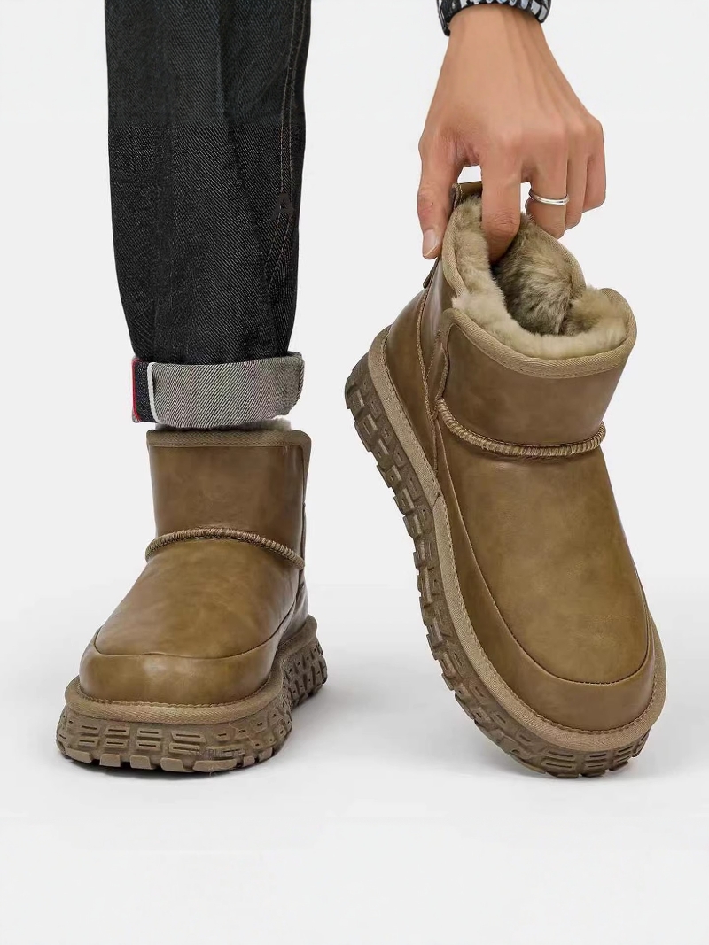 Men Shoes China - Northeast China Winter Thickened Fleece Lined