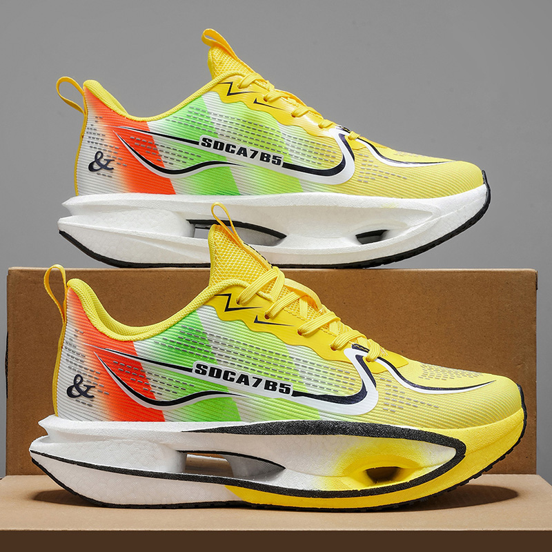 Men Shoes White Colour - Unisex Lightweight Breathable Running Shoes -