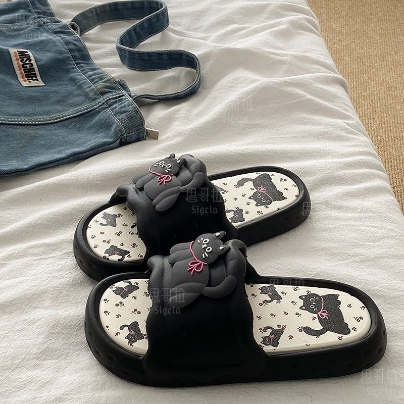Men Shoes Style - Printting Cute Bear Women Slippers Summer