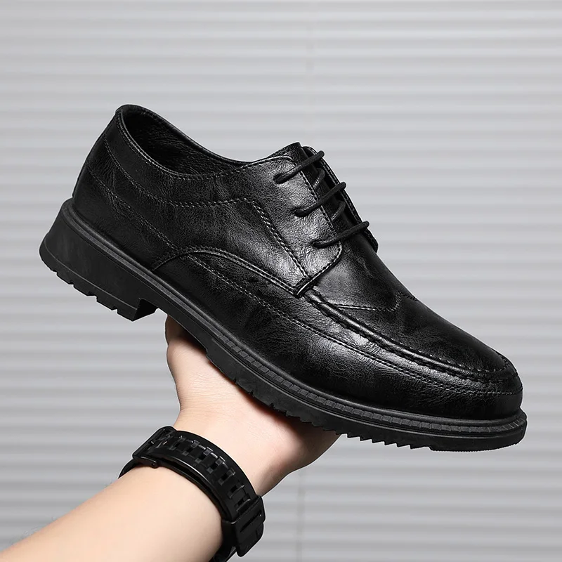Men Shoes Louboutin - High Quality Leather Men Casual Shoes