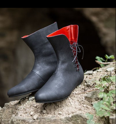 Men Shoes China - Men's Medieval Leather Shoe Middle Ages