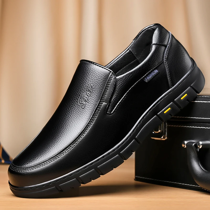 Men Shoes Louboutin - High Quality Leather Men Casual Shoes