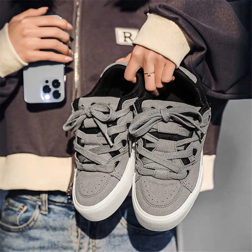 Men'S Shoes Good For Wide Feet - With Lacing Hiphop Women's School Shoes