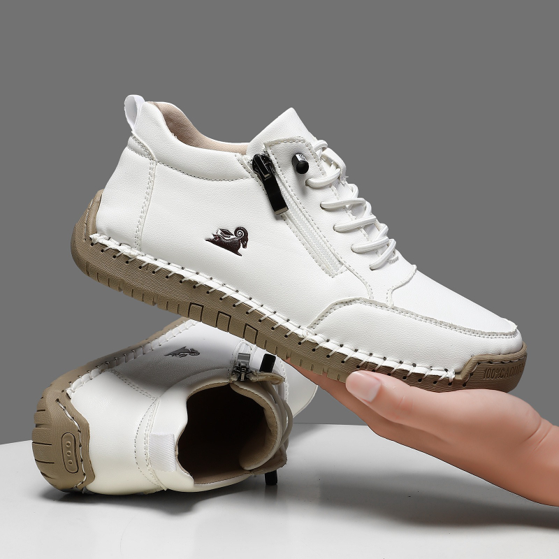Men'S Shoes Daily Use - Women's Sneakers Handmade Leather Casual Shoes