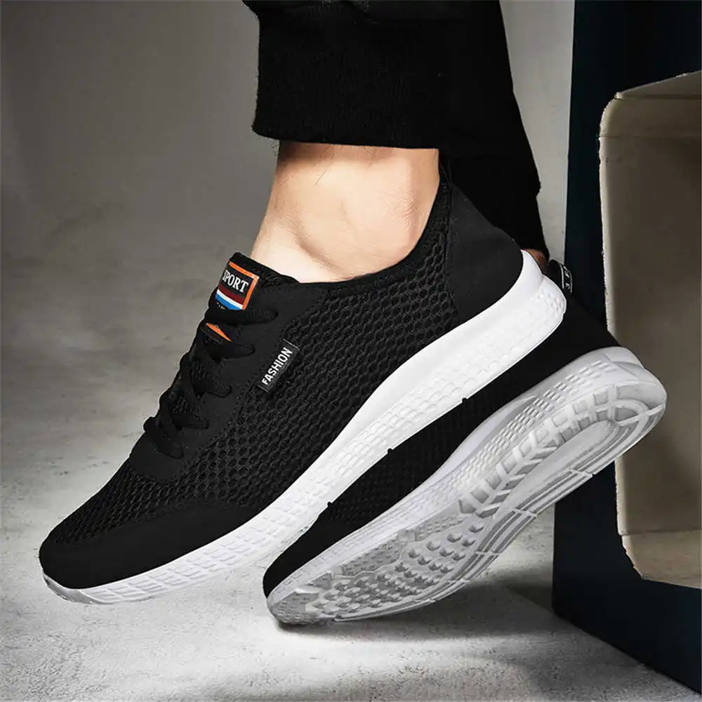 Men'S Shoes Good For Wide Feet - 35-46 Breathable Light Blue Sneakers Men