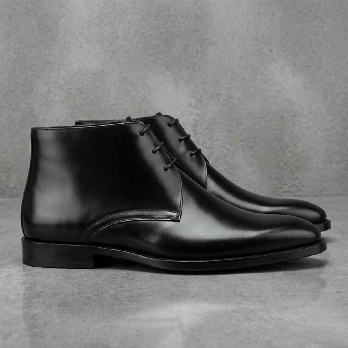 Men's Calf Leather Western Ank - Chelsea Boots Suede 评论和价格