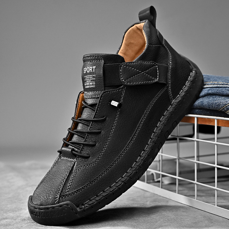 Handmade Leather Men Shoes Cas - Men'S Shoes Size 42 In Us 评论和价格