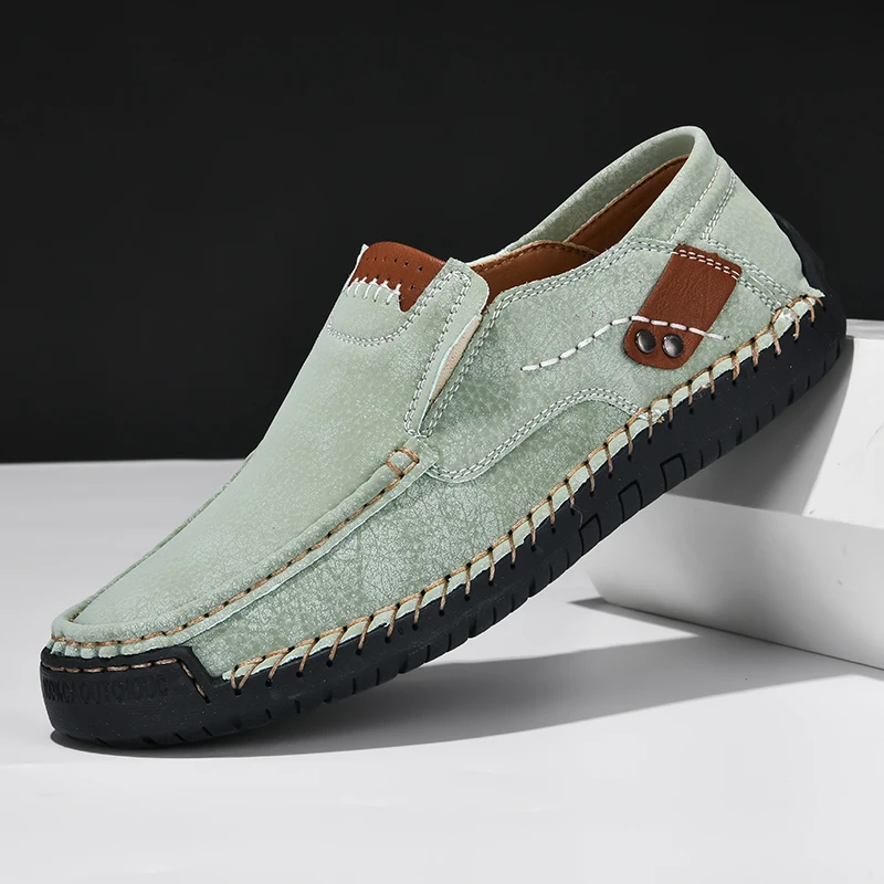 Spring Handmade Men Shoes Casu - Men'S Shoes Clearance Sale 评论和价格
