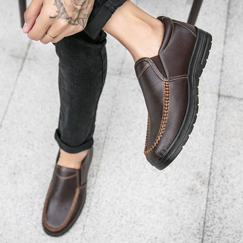 Men's Light Leather Casual Sho - Men Shoes Louboutin 评论和价格