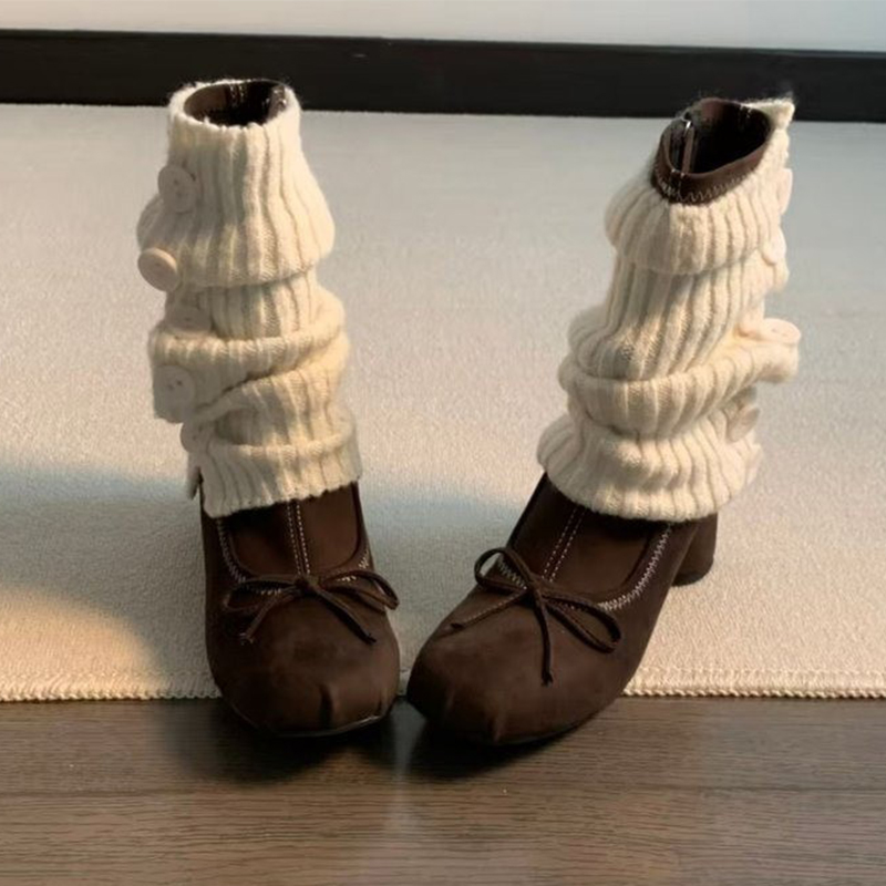 Bow High Heels Women Boots New - Chelsea Boots Suede 评论和价格