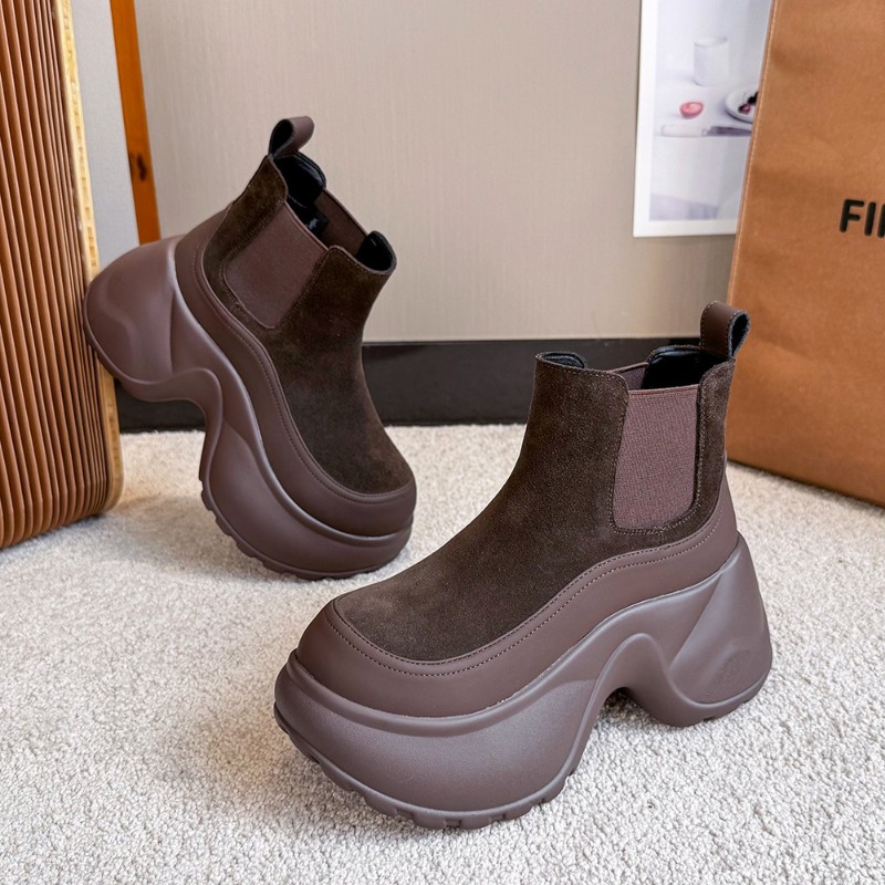 Ankle Boots for Women's Flats  - Chelsea Boots Suede 评论和价格