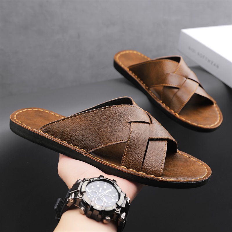 Genuine Leather Men Casual San - Men'S Shoes Business Casual 评论和价格
