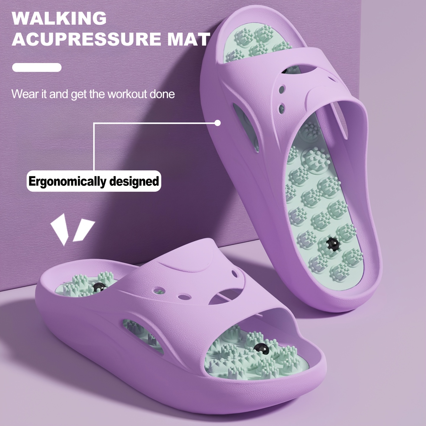Women Men EVA Massage Slippers - Men'S Shoes Cloud 评论和价格