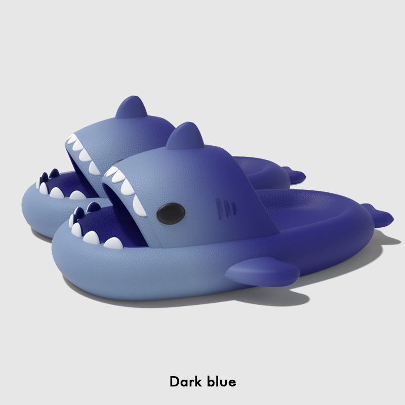 Cute Cartoon Shark Slippers Fo - Men Shoes Style 评论和价格