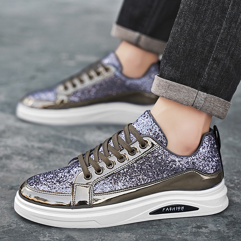 Gold Men's Sneakers 2025 New L - Men'S Shoes Size 42 In Us 评论和价格