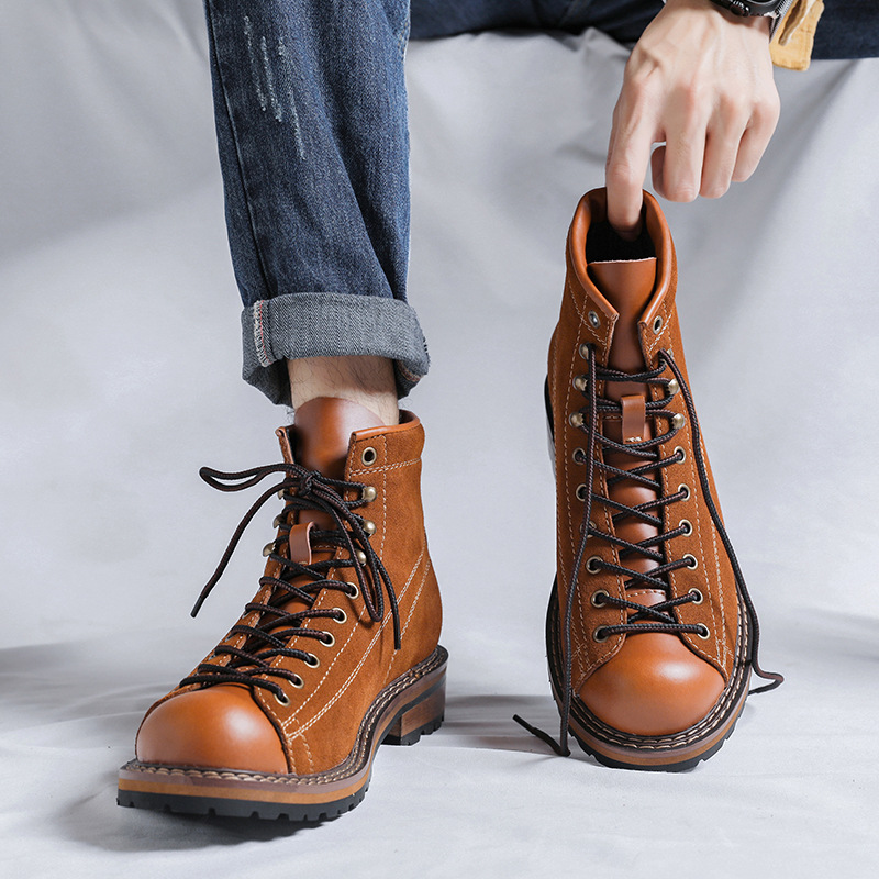 Hiking Shoes Men's Walking Boo - Chelsea Boots Suede 评论和价格
