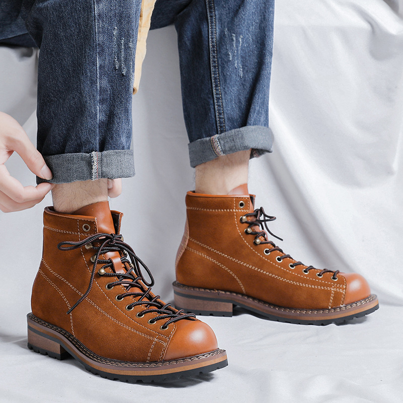 Hiking Shoes Men's Walking Boo - Chelsea Boots Suede 评论和价格
