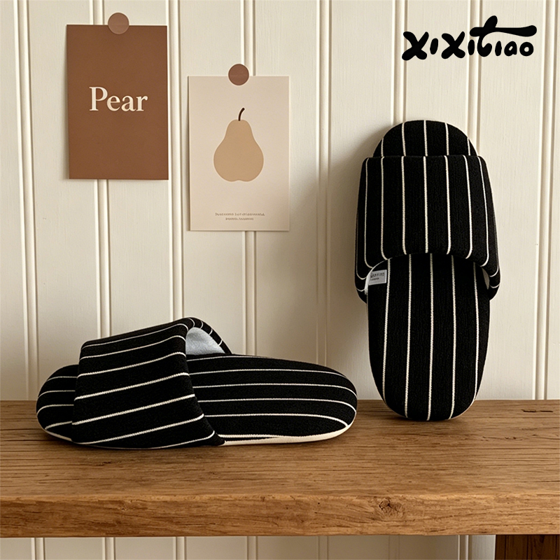 XIXITIAO Stripe Indoor Slipper - Men Shoes Style 评论和价格