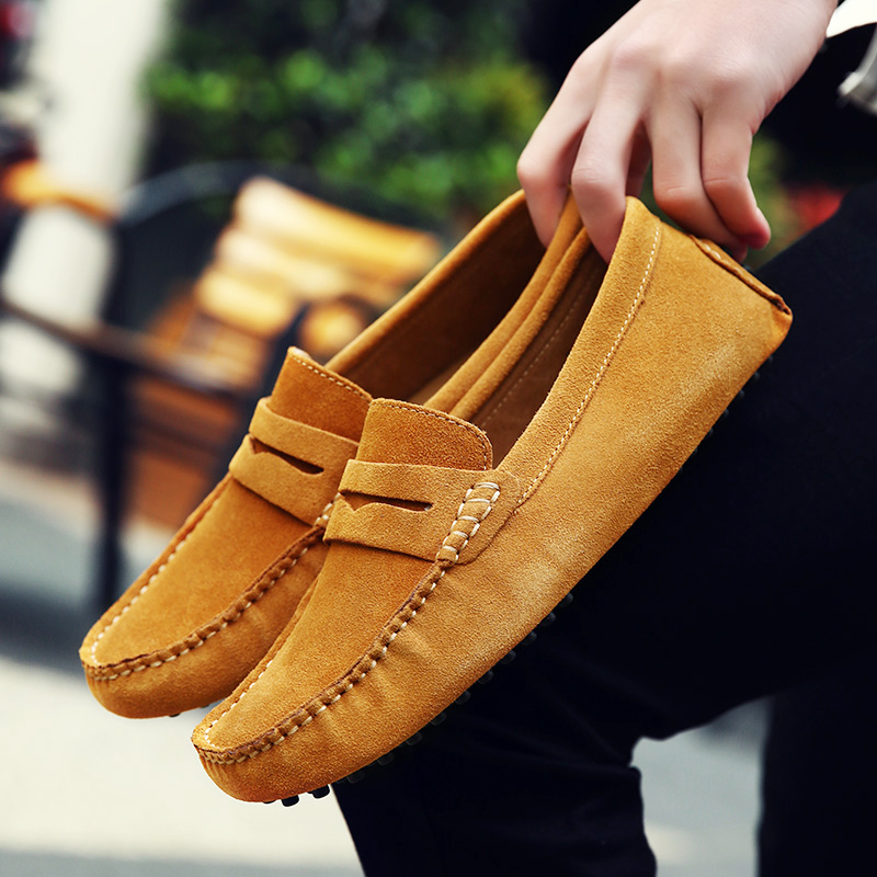 Men Spring  Autumn Bean Shoe F - Men'S Shoes Drivers 评论和价格