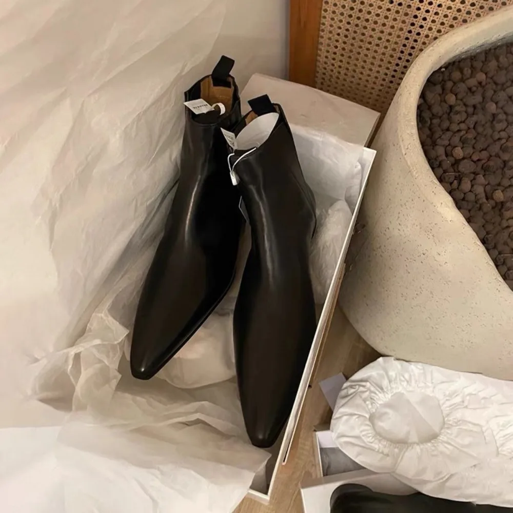 Luxury Women's Short Boots Aut - Chelsea Boots Suede 评论和价格