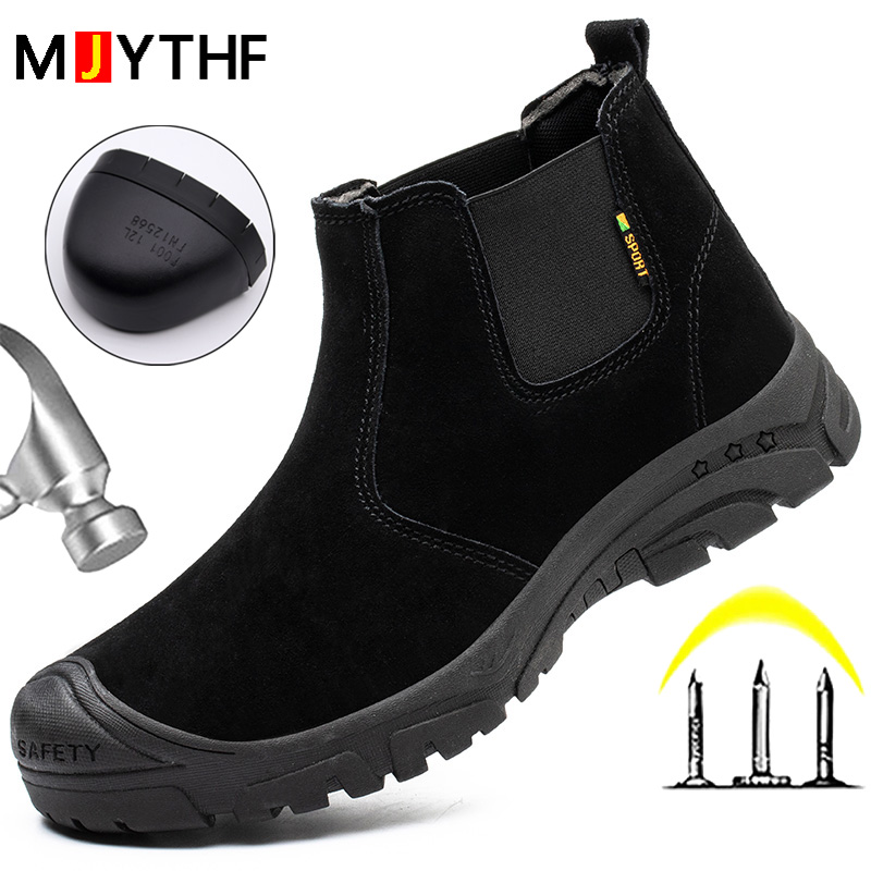 2026 New Men Boots Safety Shoe - Chelsea Boots Suede 评论和价格