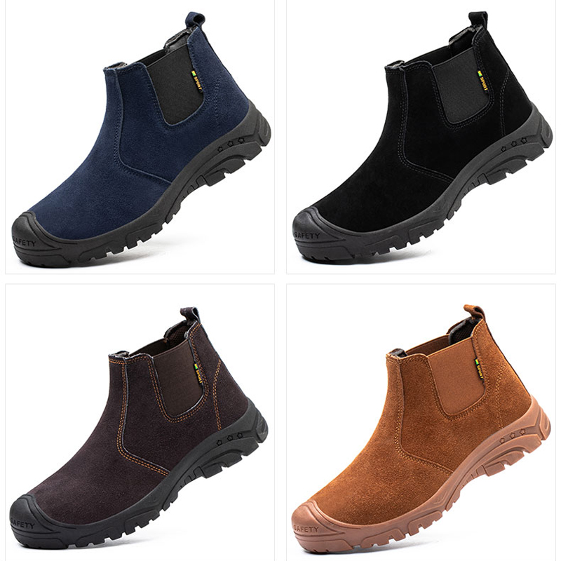 2026 New Men Boots Safety Shoe - Chelsea Boots Suede 评论和价格