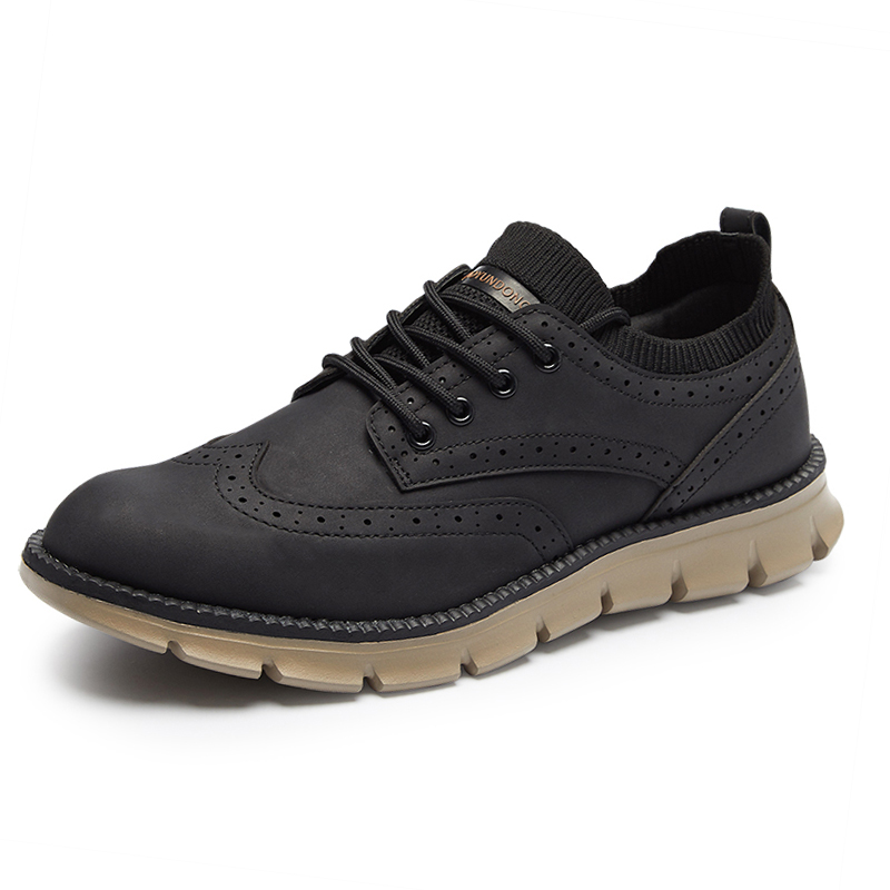 Spring Autumn Mens Brogues Lea - Men'S Shoes Clearance Sale 评论和价格