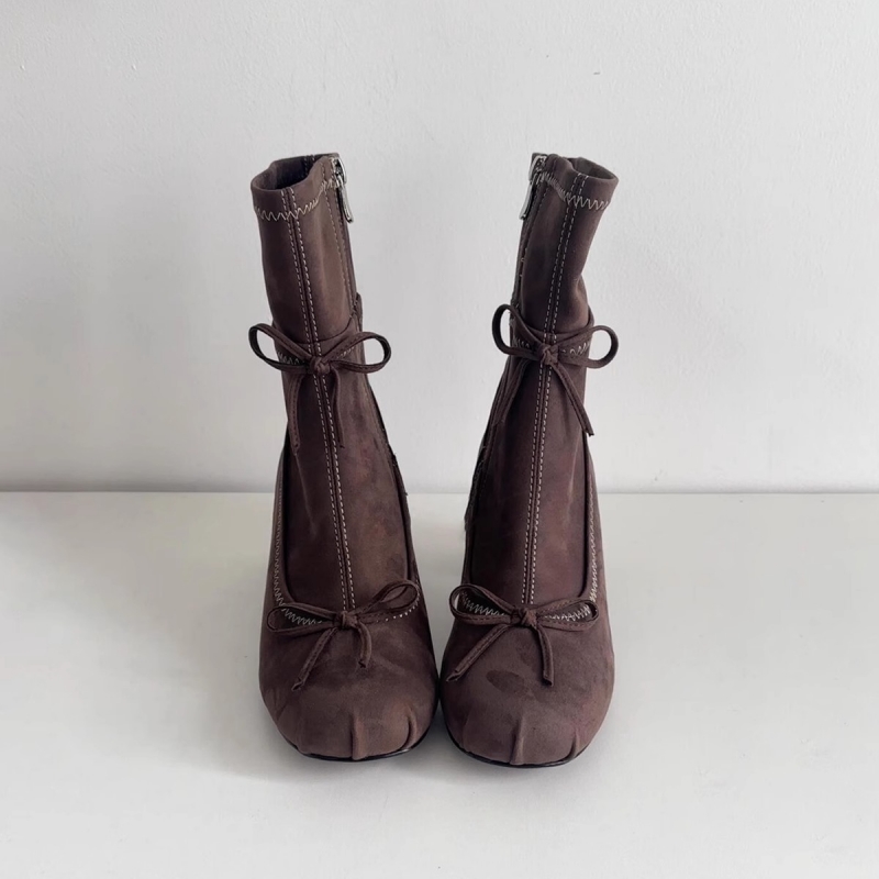 2026 Winter Fashion New Pumps  - Chelsea Boots Suede 评论和价格