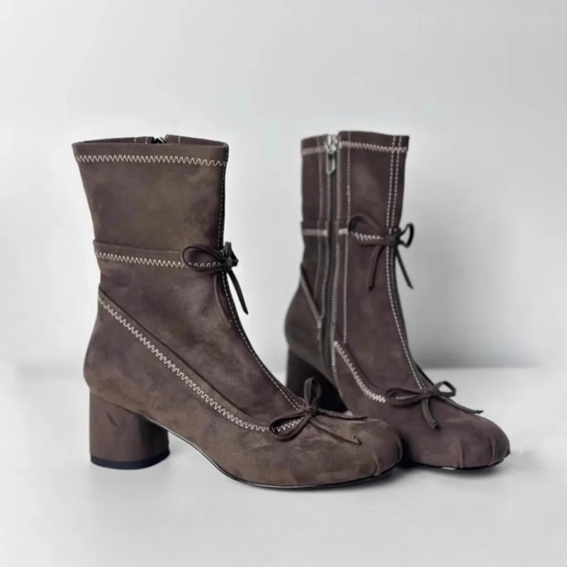 2026 Winter Fashion New Pumps  - Chelsea Boots Suede 评论和价格