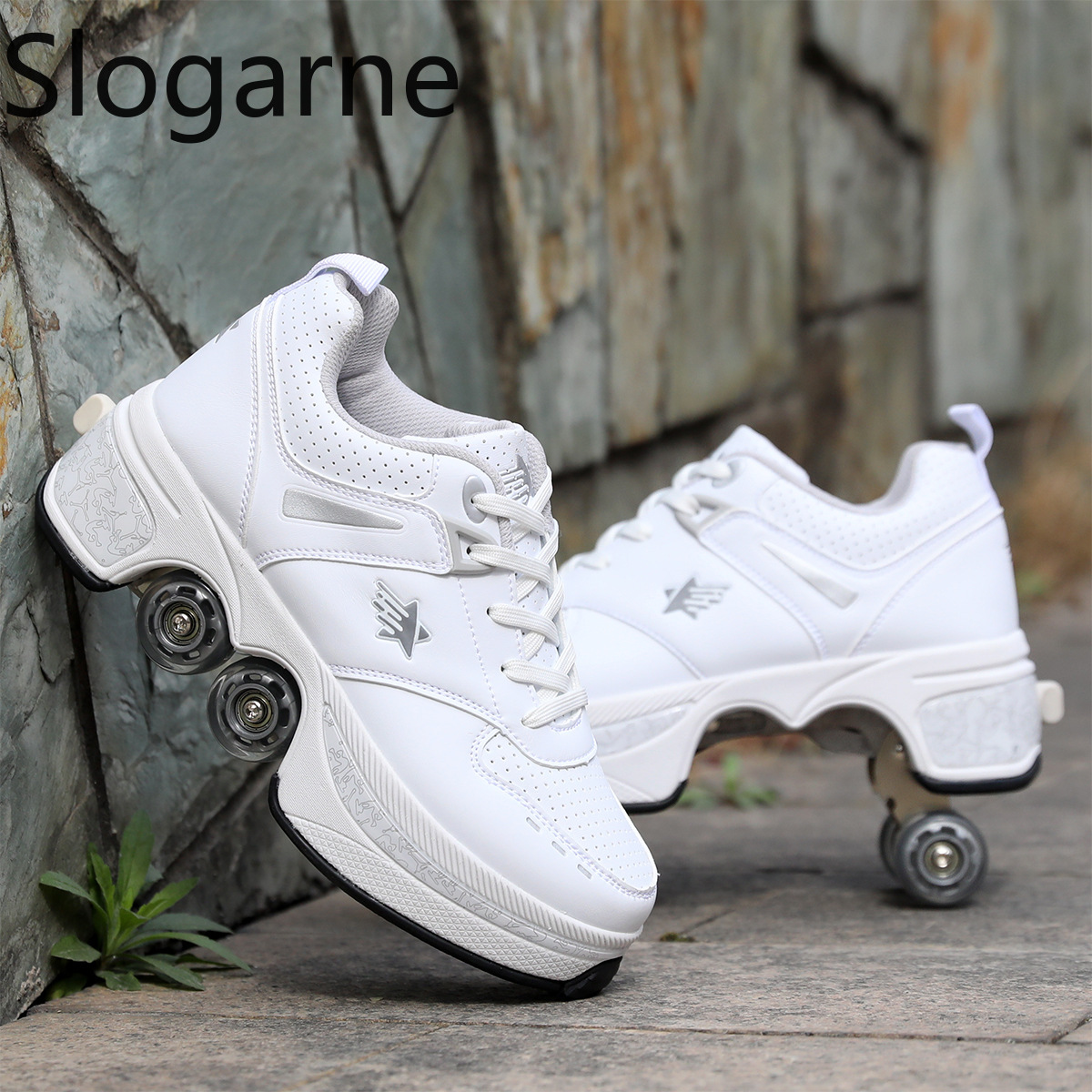 Women 4 Wheels Deformation Rol - Men Shoes Running 评论和价格