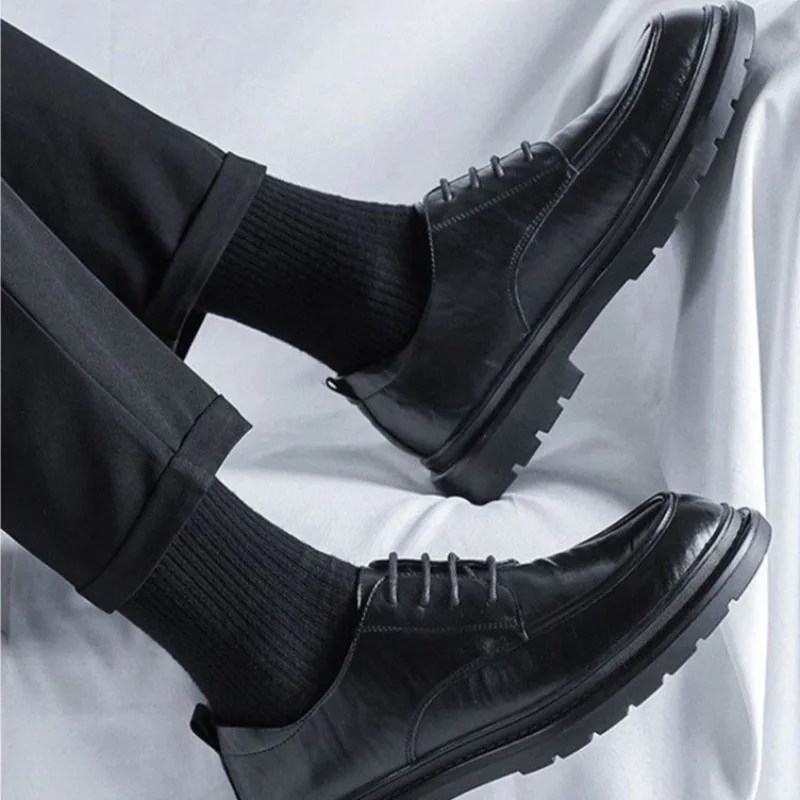 Lace Up Round Toe Men's Leathe - Men'S Shoes Clearance Sale 评论和价格