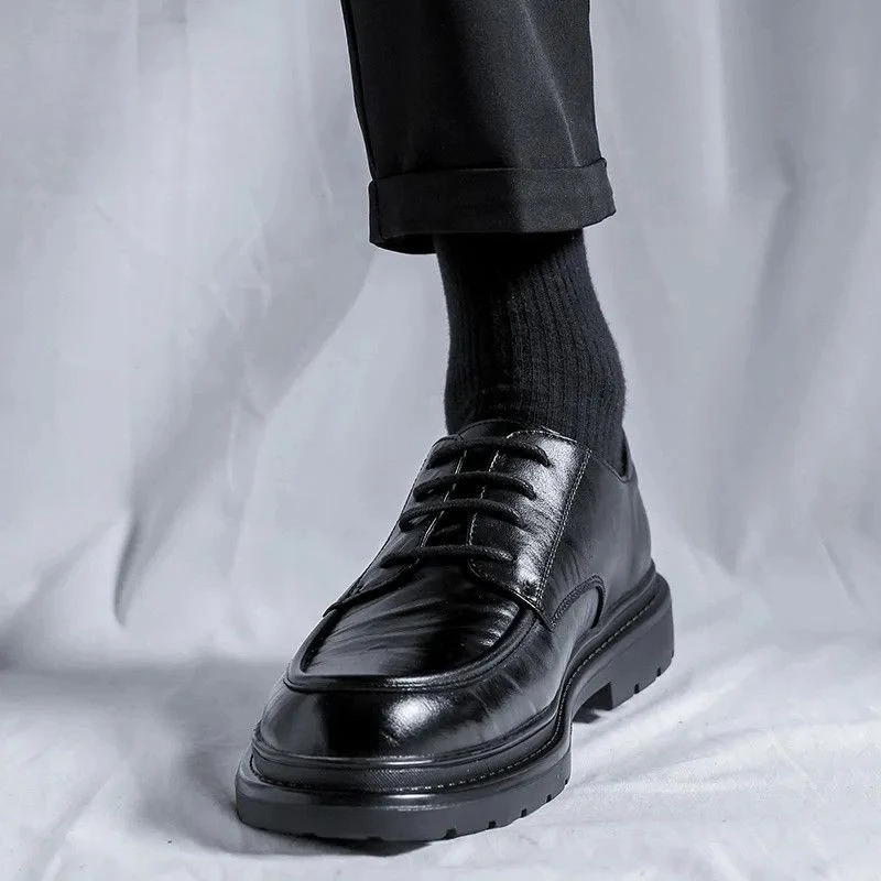 Lace Up Round Toe Men's Leathe - Men'S Shoes Clearance Sale 评论和价格