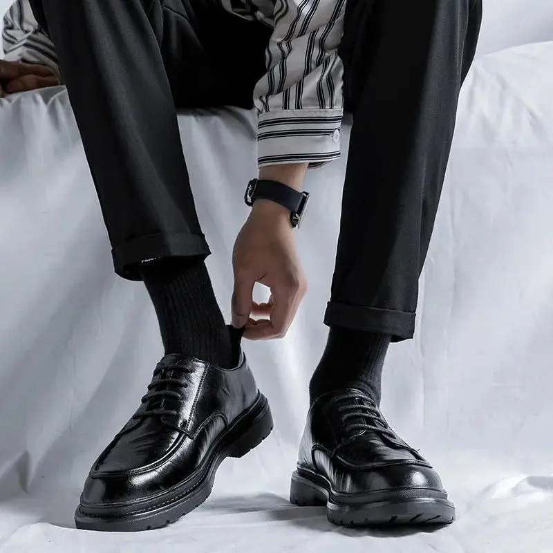 Lace Up Round Toe Men's Leathe - Men'S Shoes Clearance Sale 评论和价格