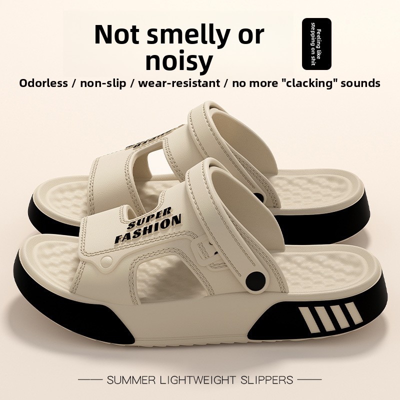Thick-bottomed cool slippers m - Men'S Shoes Drivers 评论和价格