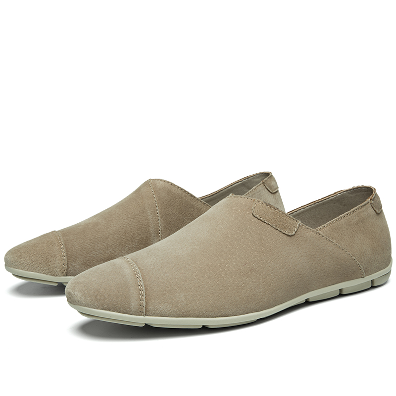 Men's shoes low-cut leather sh - Men'S Shoes Drivers 评论和价格