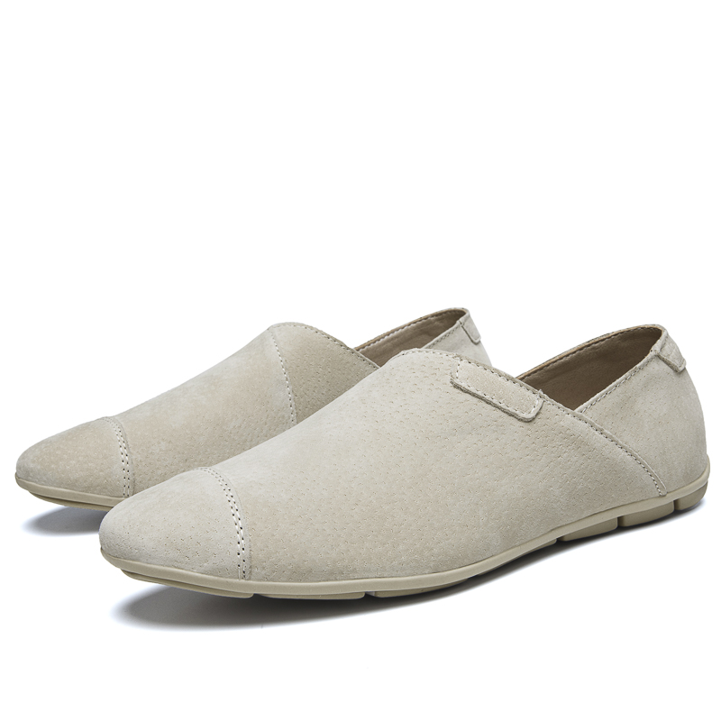 Men's shoes low-cut leather sh - Men'S Shoes Drivers 评论和价格