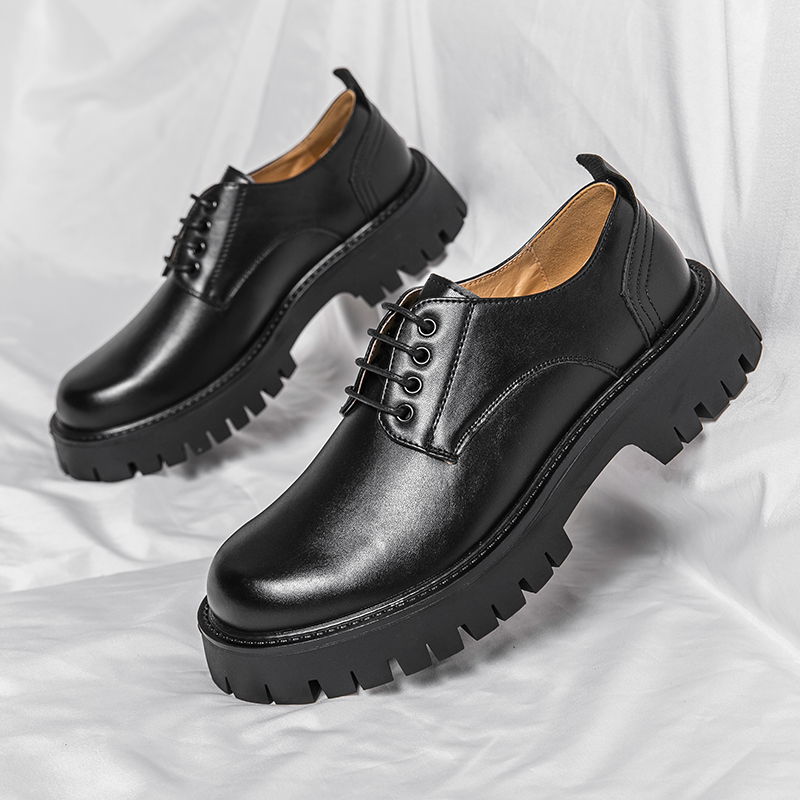 Platform Male Big Head Leather - Men Shoes Louboutin 评论和价格