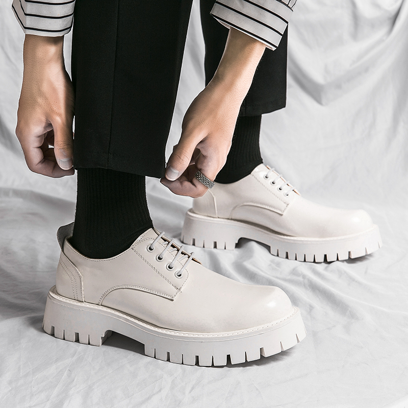 Platform Male Big Head Leather - Men Shoes Louboutin 评论和价格