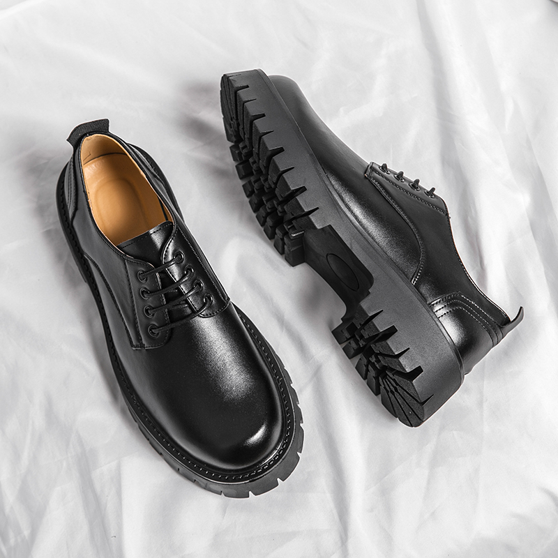 Platform Male Big Head Leather - Men Shoes Louboutin 评论和价格