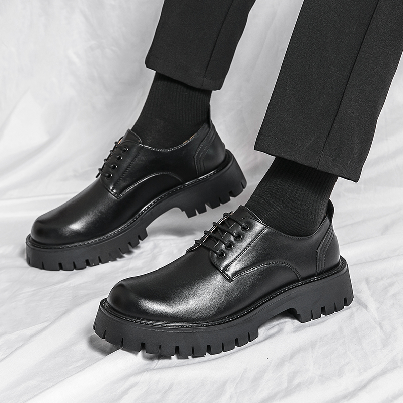 Platform Male Big Head Leather - Men Shoes Louboutin 评论和价格