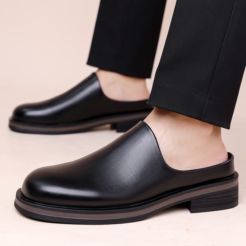 Men Slip-On Half Slippers, Thi - Men'S Shoes Business Casual 评论和价格