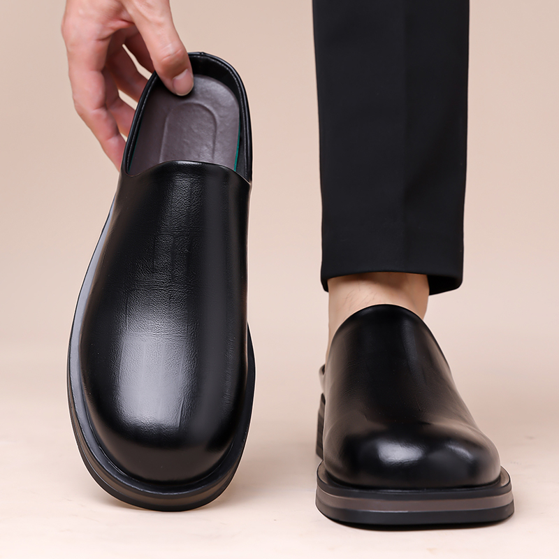 Men Slip-On Half Slippers, Thi - Men'S Shoes Business Casual 评论和价格