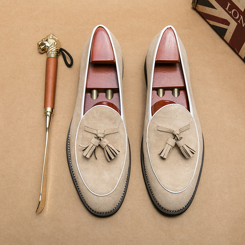 Italian Luxury Brand Suede Men - Men Shoes Louboutin 评论和价格