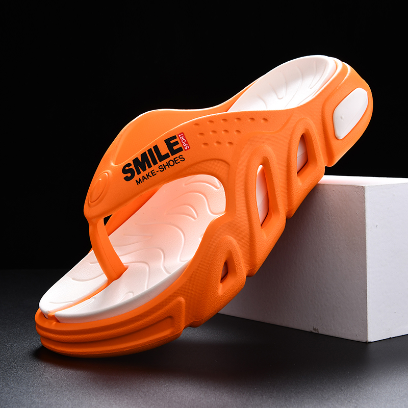 Summer Orange Platform Slipper - Men'S Shoes Daily Use 评论和价格