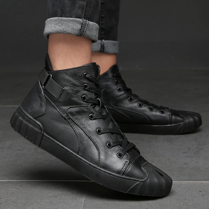 Genuine Leather Casual Short B - Men'S Shoes Business Casual 评论和价格