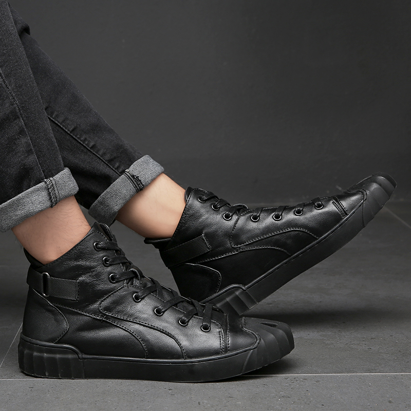Genuine Leather Casual Short B - Men'S Shoes Business Casual 评论和价格